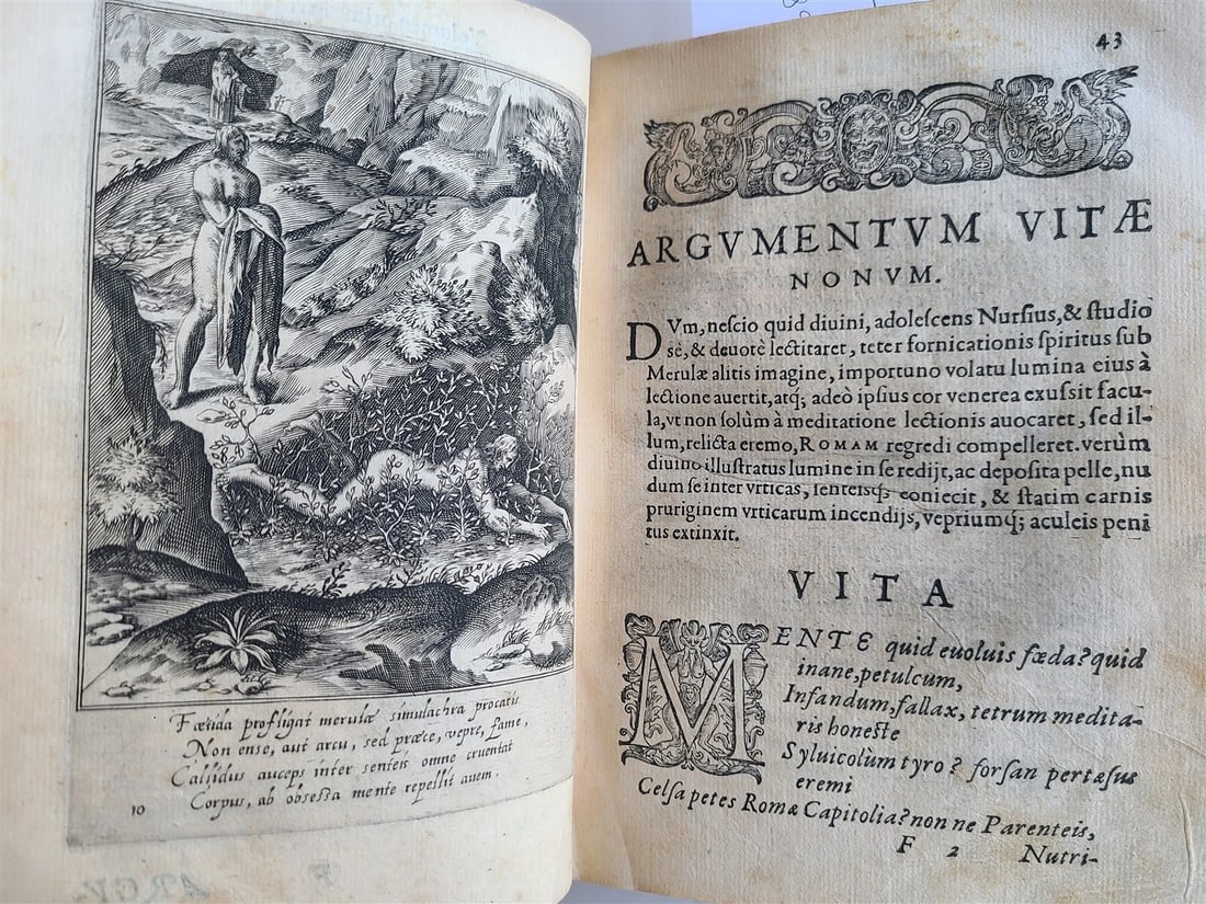 1587 ILLUSTRATED w/ 52 PLATES Speculum & Exemplar Christocolarum Vita antique - 5