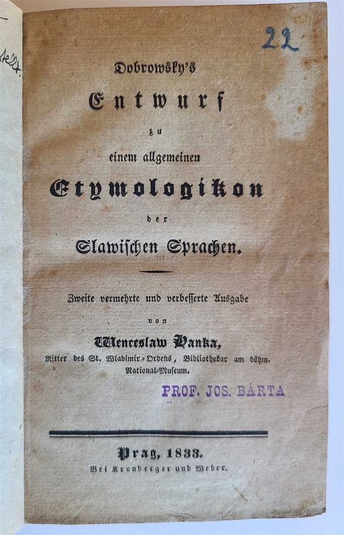 1833 GENERAL ETYMOLOGY of SLAVIC LANGUAGES in GERMAN antique: Psalmorum Davidicorum Analysis, in qua Aperte Cernitur Singulis in Psalmis ordinem esse admirabilem: Adiungitur Commentarius Amplissimus, in quo... Parts 1-4 in 2 volumes. By Thomas Le Blanc Cologne, 