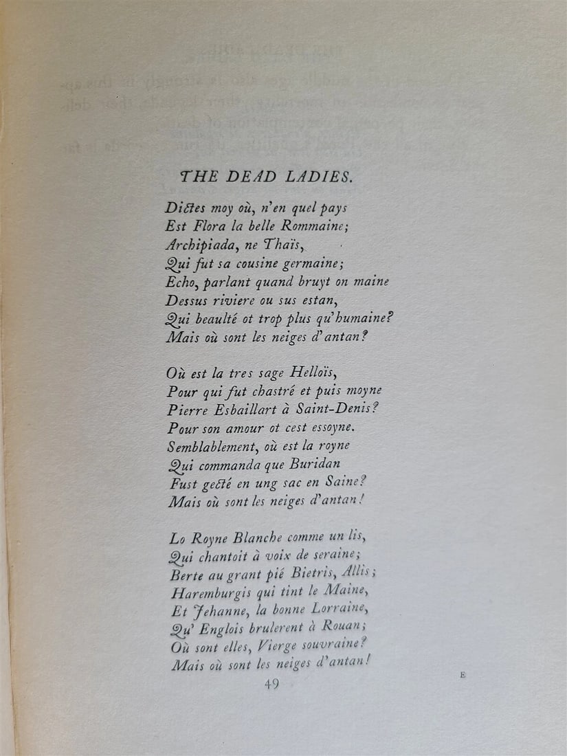 1904 AVRIL BEING ESSAYS on POETRY of FRENCH RENAISSANCE antique SIGNED BINDING - 5