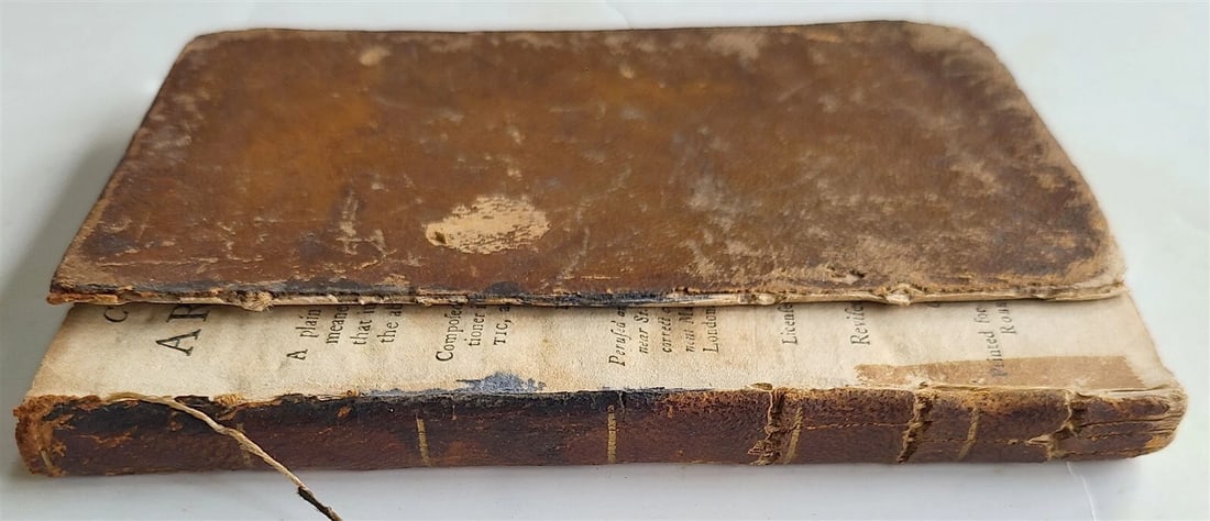 1787 ARITHMETIC COCKER'S in ENGLISH antique 18th CENTURY - 2