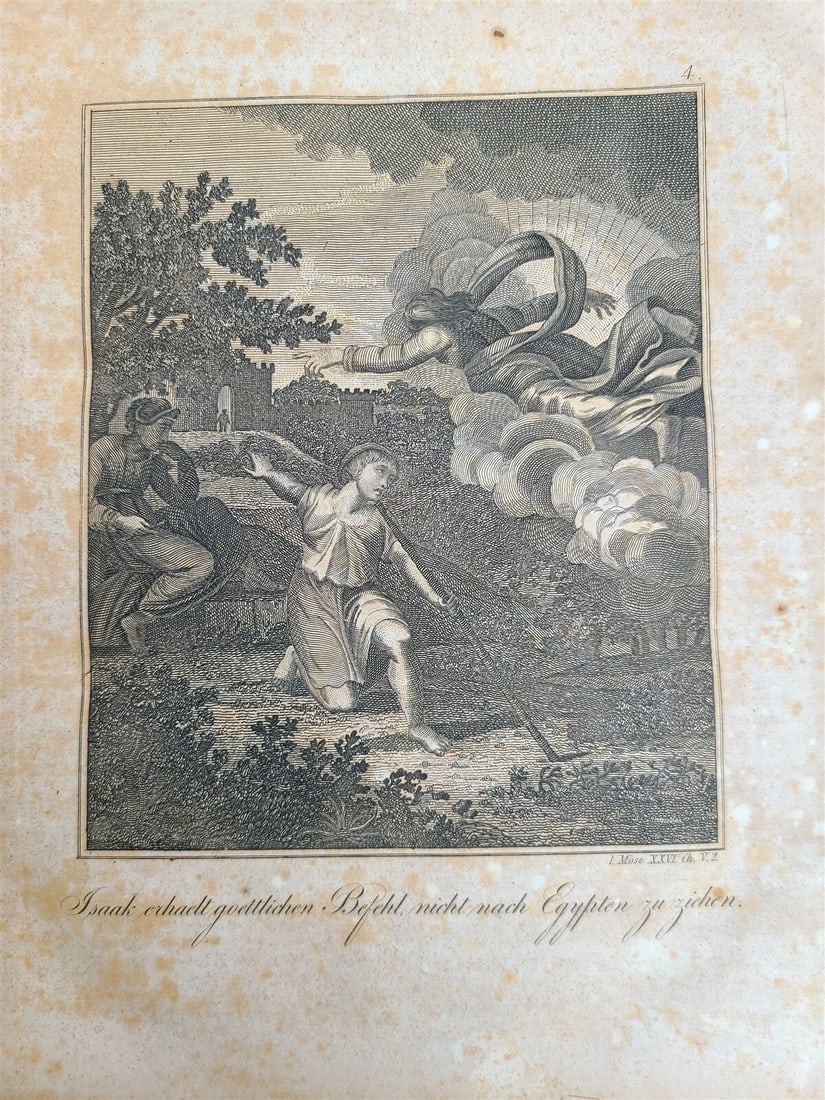 1829 BIBLE in GERMAN antique AMERICANA Philadelphia ILLUSTRATED w/ MAPS - 6
