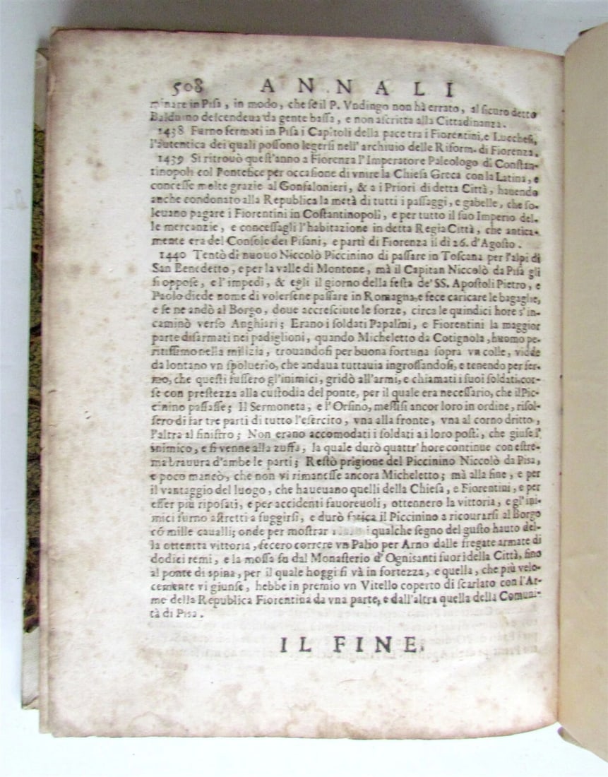 1682 HISTORY of PISA antique MEMORIE ISTORICHE DELLA CITTA DI PISA 17th CENTURY - 6