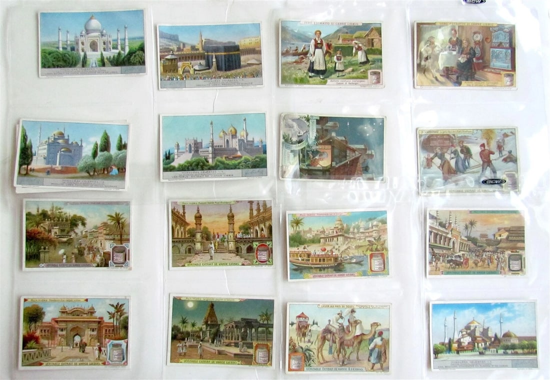 LIEBIG COMPANY 131 TRADE CARDS COLLECTION antique - 9