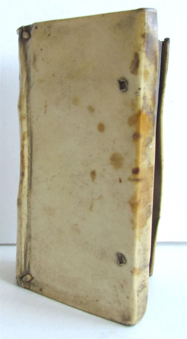 1630 BELGIUM ELZEVIR PUBL antique VELLUM United allies or Gelriae Holland Zeland - 3