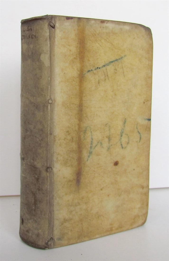 1636 ERASMUS of ROTTERDAM COLLOQIA antique ELZEVIR VELLUM BINDING - 3