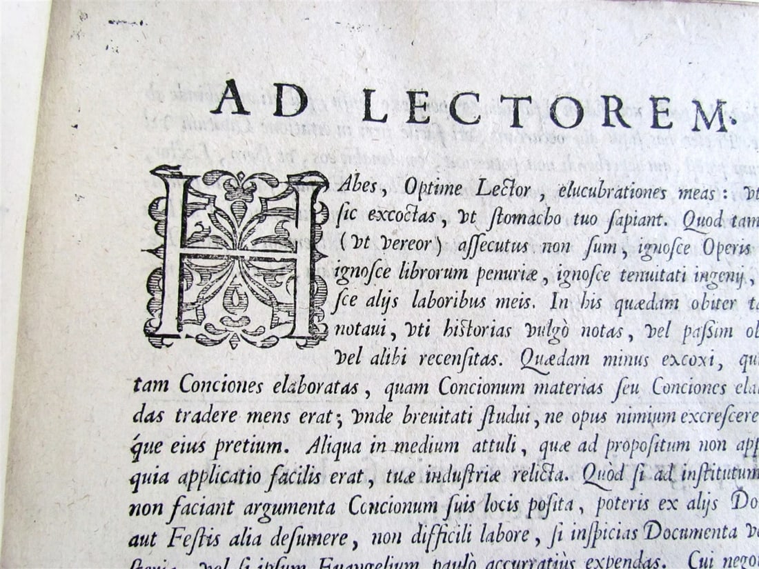 1663 THEOLOGY by MATTHIAE FABRI antique VELLUM BOUND FOLIO - 5