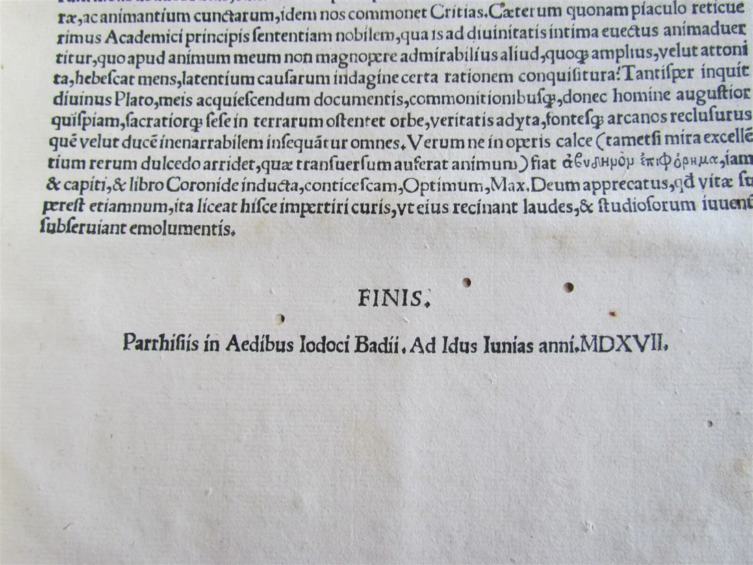 1517 ANTIQUARUM LECTIONUM COMMENTARIOS L. RICCHIERI POST-INCUNABULA antique RARE - 5