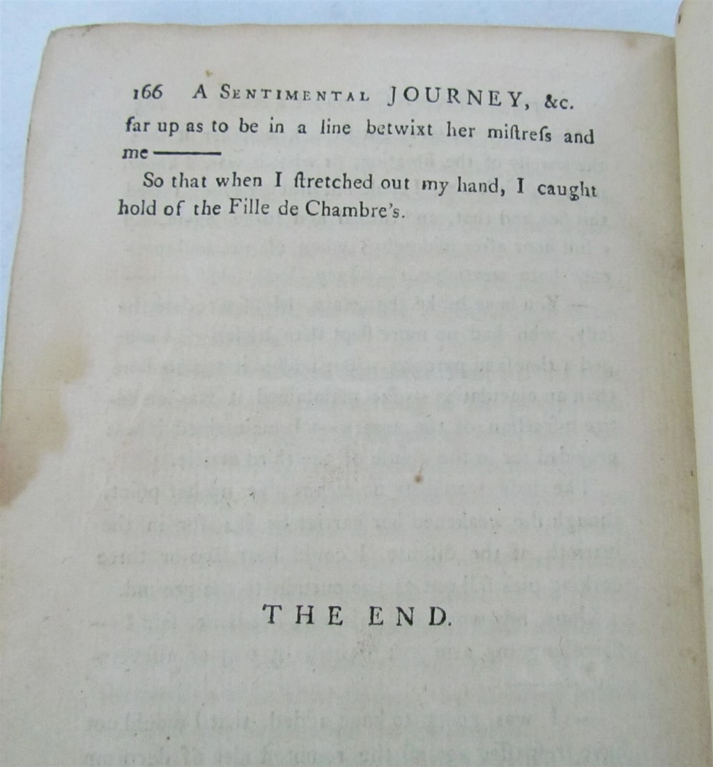 1792 SENTIMENTAL JOURNEY to FRANCE & ITALY by Mr. YORICK antique L. STERNE - 4
