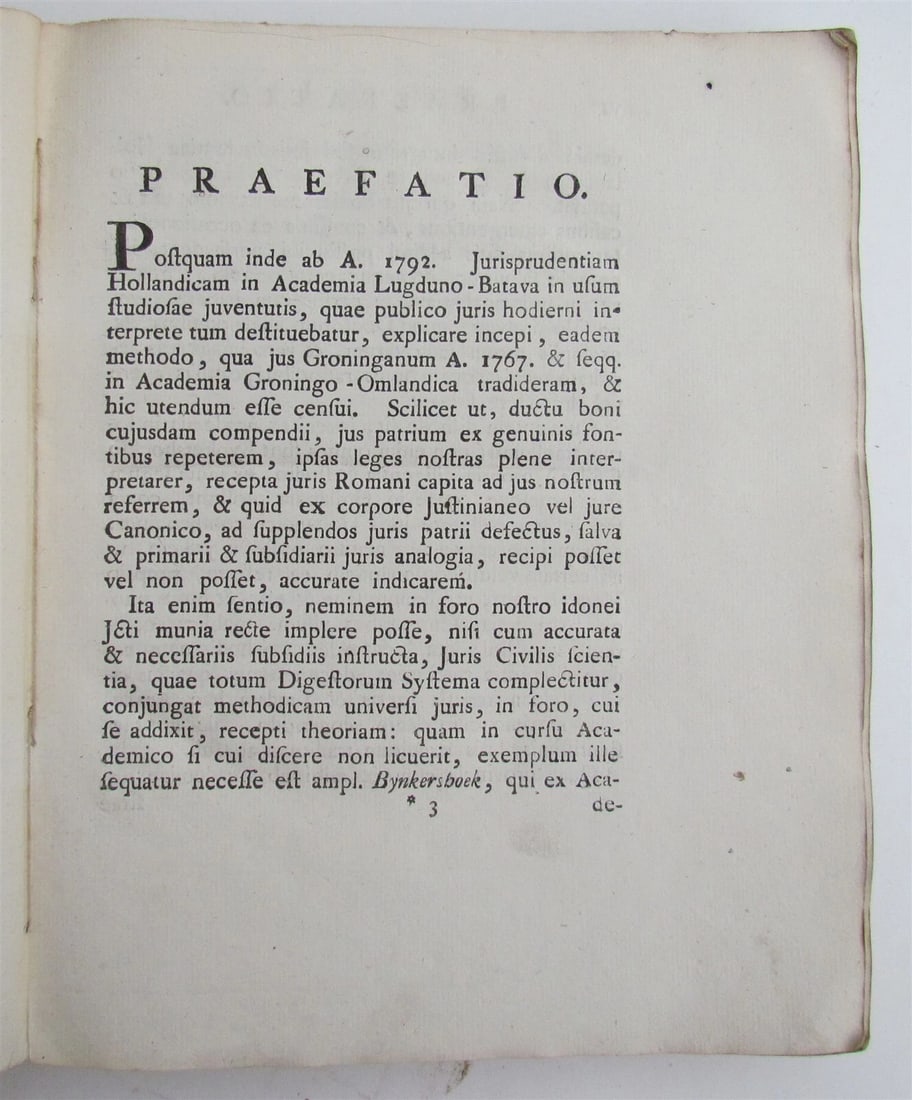 1800 ROMAN DUTCH LAW antique Theses selectae juris Hollandici et Zelandici - 4