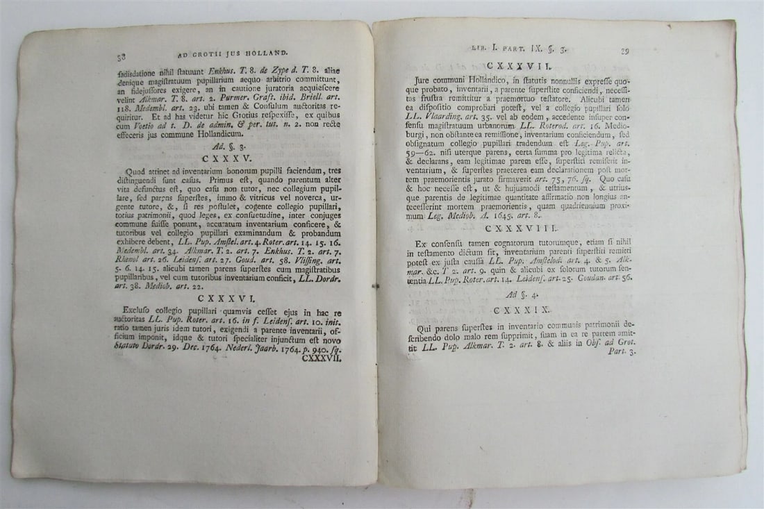 1800 ROMAN DUTCH LAW antique Theses selectae juris Hollandici et Zelandici - 5