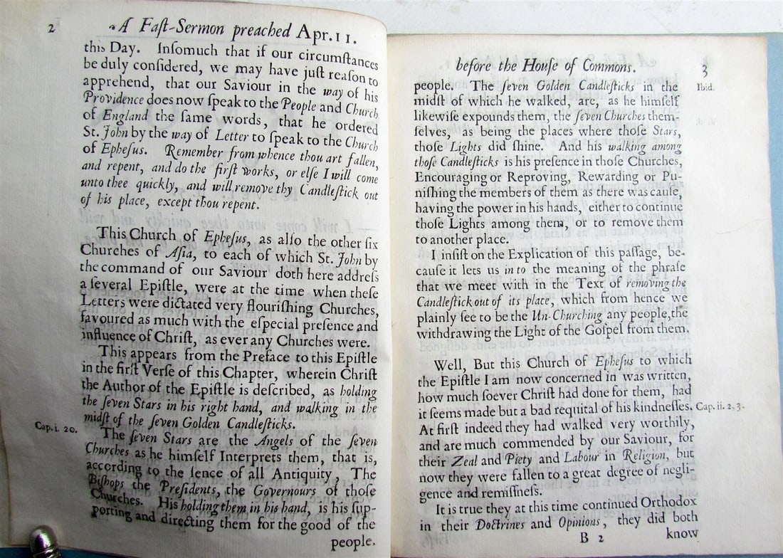 1679 SERMON PREACHED on the DAY of PUBLIC FAST antique in ENGLISH - 4
