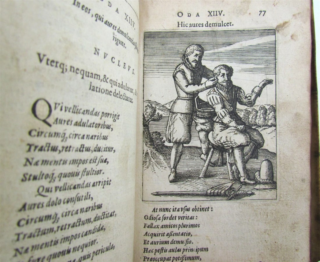 1620 NEBULO NEBULONUM by Johann FLITTNER ANTIQUE ILLUSTRATED vellum bound RARE - 10