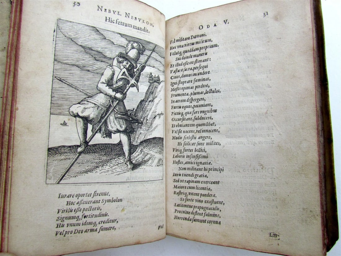 1620 NEBULO NEBULONUM by Johann FLITTNER ANTIQUE ILLUSTRATED vellum bound RARE - 7