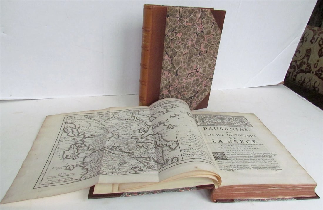 1731 Pausanias ou Voyage de La Grece antique in French ILLUSTRATED (1 of 10)