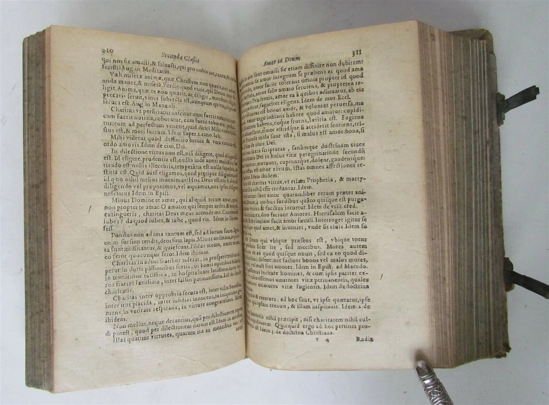 1587 Louis of Granada ANTIQUE PIGSKIN BINDING w/ CLASPS 16th century - 12