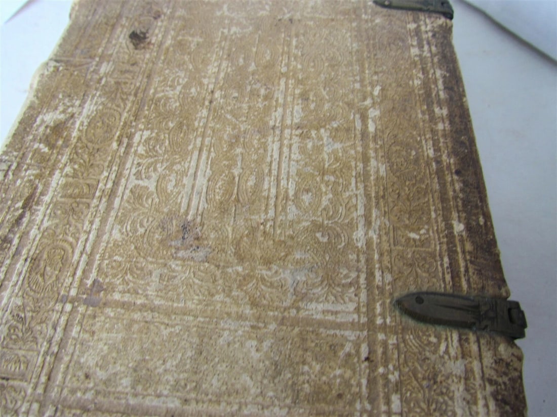 1587 Louis of Granada ANTIQUE PIGSKIN BINDING w/ CLASPS 16th century - 5