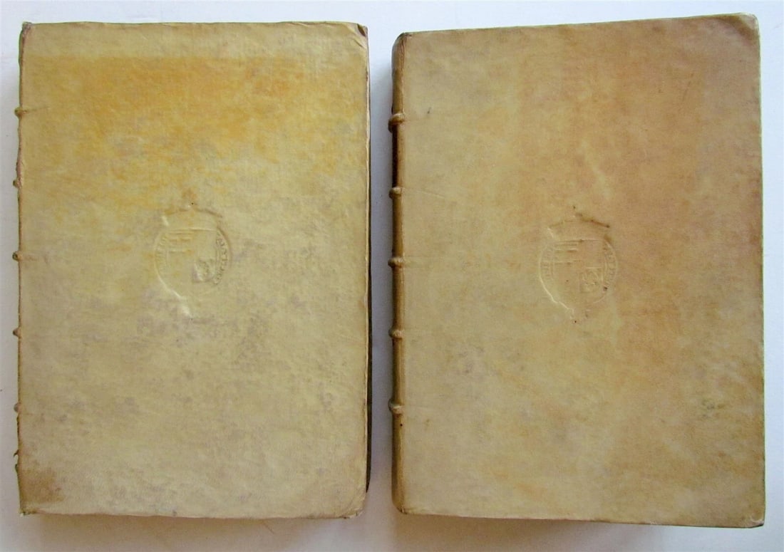 1678 2 volumes HISTORY of AVIGNON VELLUM antique Istoria della Citta' d'Avignone - 3