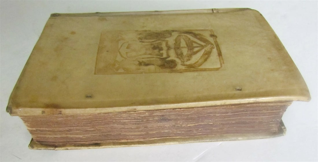 1682 LATIN POETRY COLLECTION by Petrus Francius PRIZED VELLUM BINDING ANTIQUE - 12
