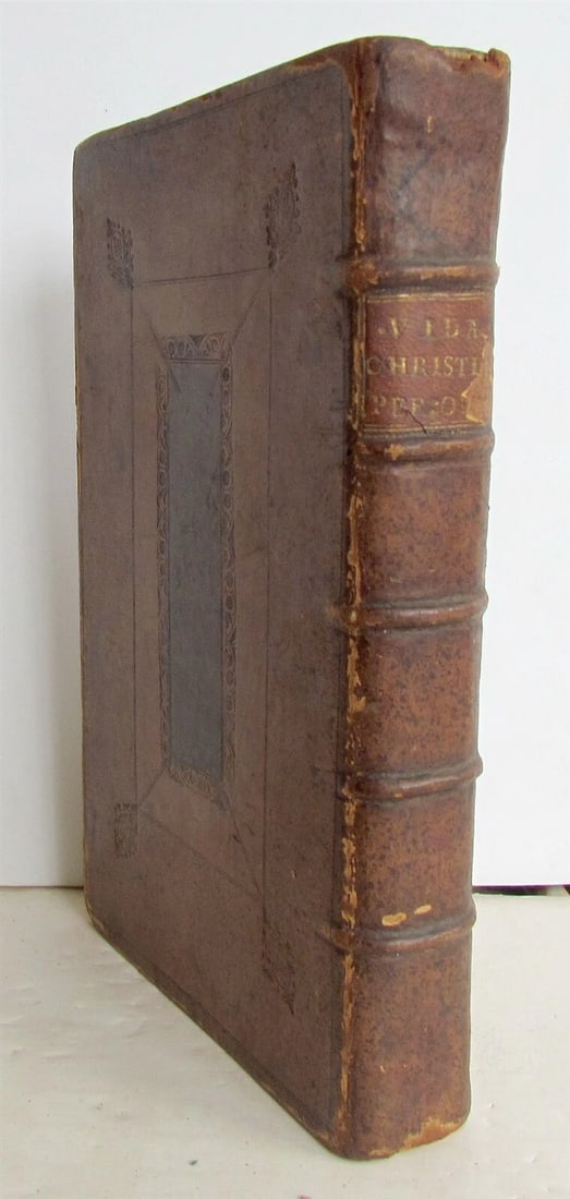 1725 POETRY CHRISTIADOS by MARCI HIERONYMI VIDAE antique: POEMS by C.CHURCHILL Text in English Third edition. Printed in London in 1766 Leather bound. Good condition, with binding repaired, new spines. Size 5 3/4 by 8 1/2" (553) PA residents please add sales