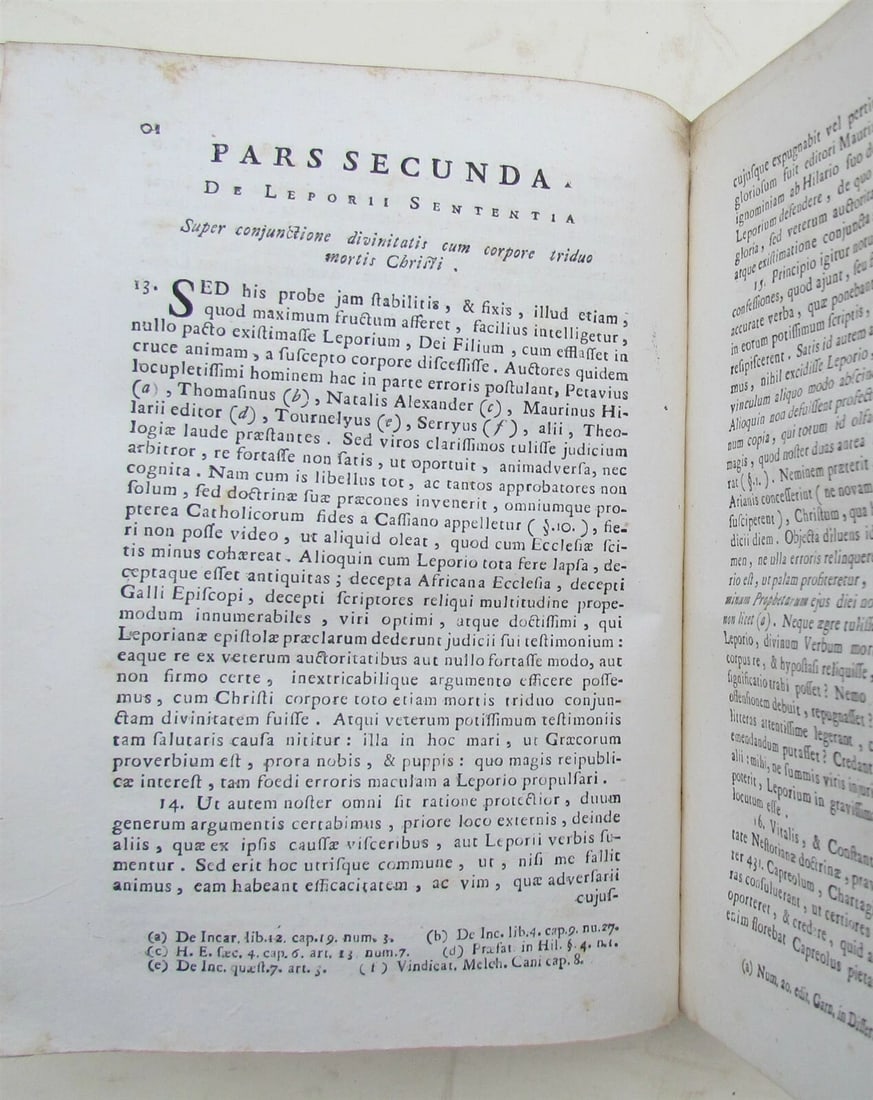 1760 VELLUM BINDING BEATITUDINE ANTE CHRITSI MORTEM OPUS ANTIQUE - 6