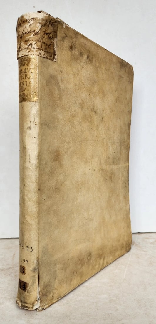 1727 VELLUM BOUND ANTIQUE FOLIO DIVINUM AC IMMOBILE SANCTI PETRI C. LUPUM VENICE - 2