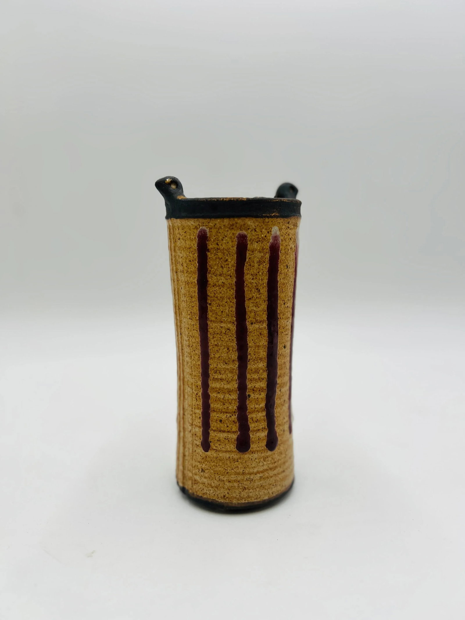 Otto and Vivika Heino Mid-Century Modern Oxblood Drip Ceramic Pottery - 3