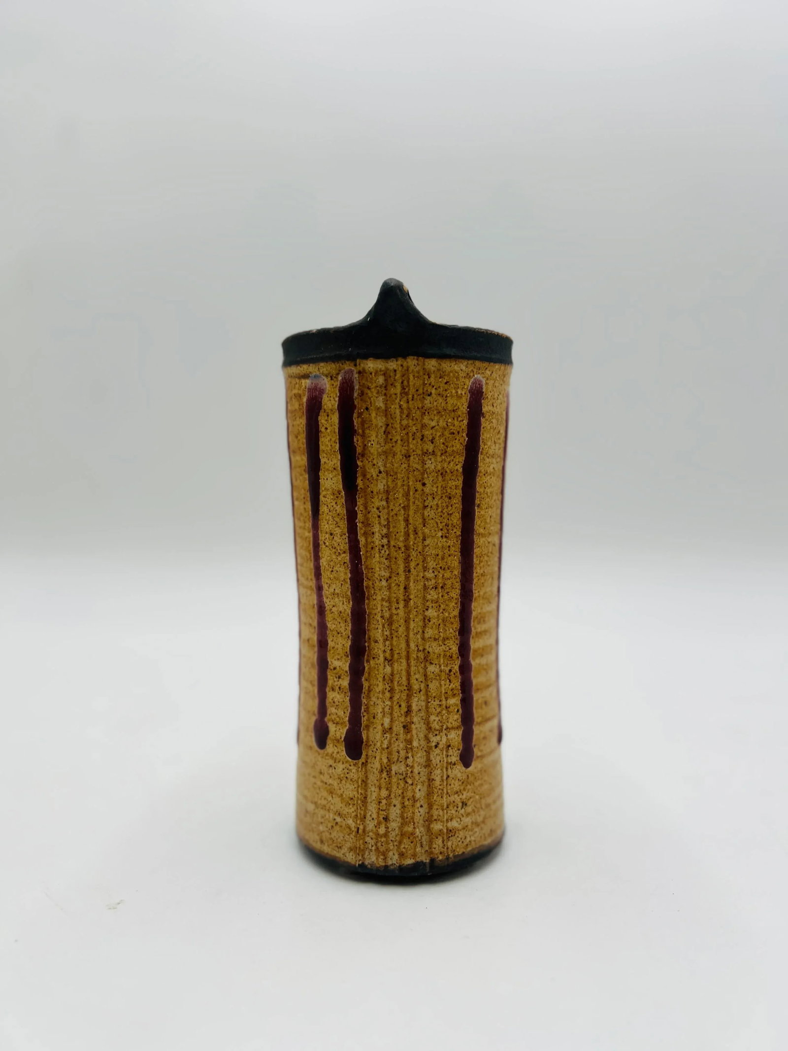 Otto and Vivika Heino Mid-Century Modern Oxblood Drip Ceramic Pottery - 4