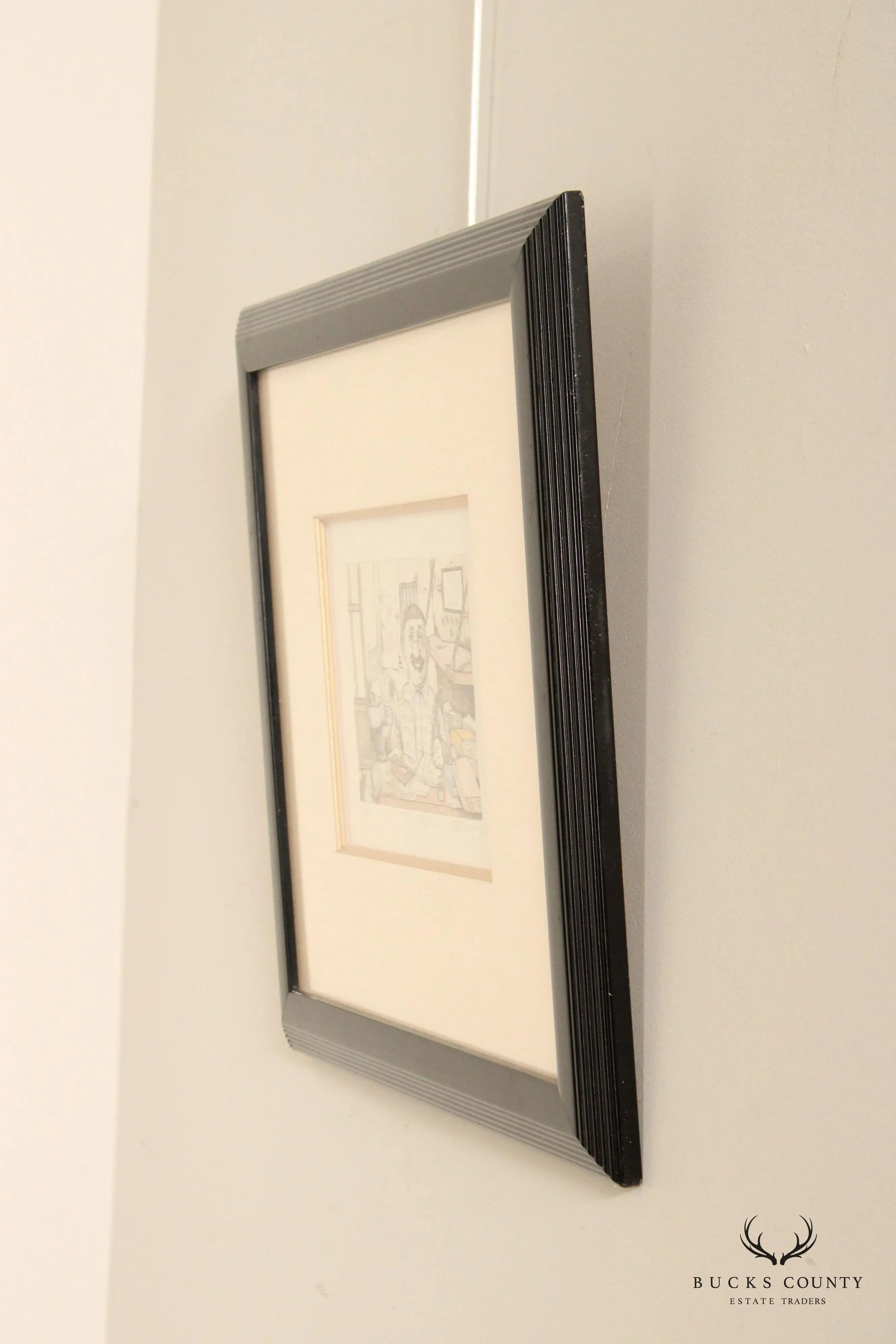 Charles Bragg 'Tax Attorney' Limited Edition Etching, Custom Framed - 4