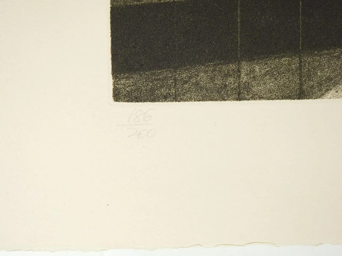 1979 John Baeder Interior Curlys Diner Photo Realism Mezzotint - 3