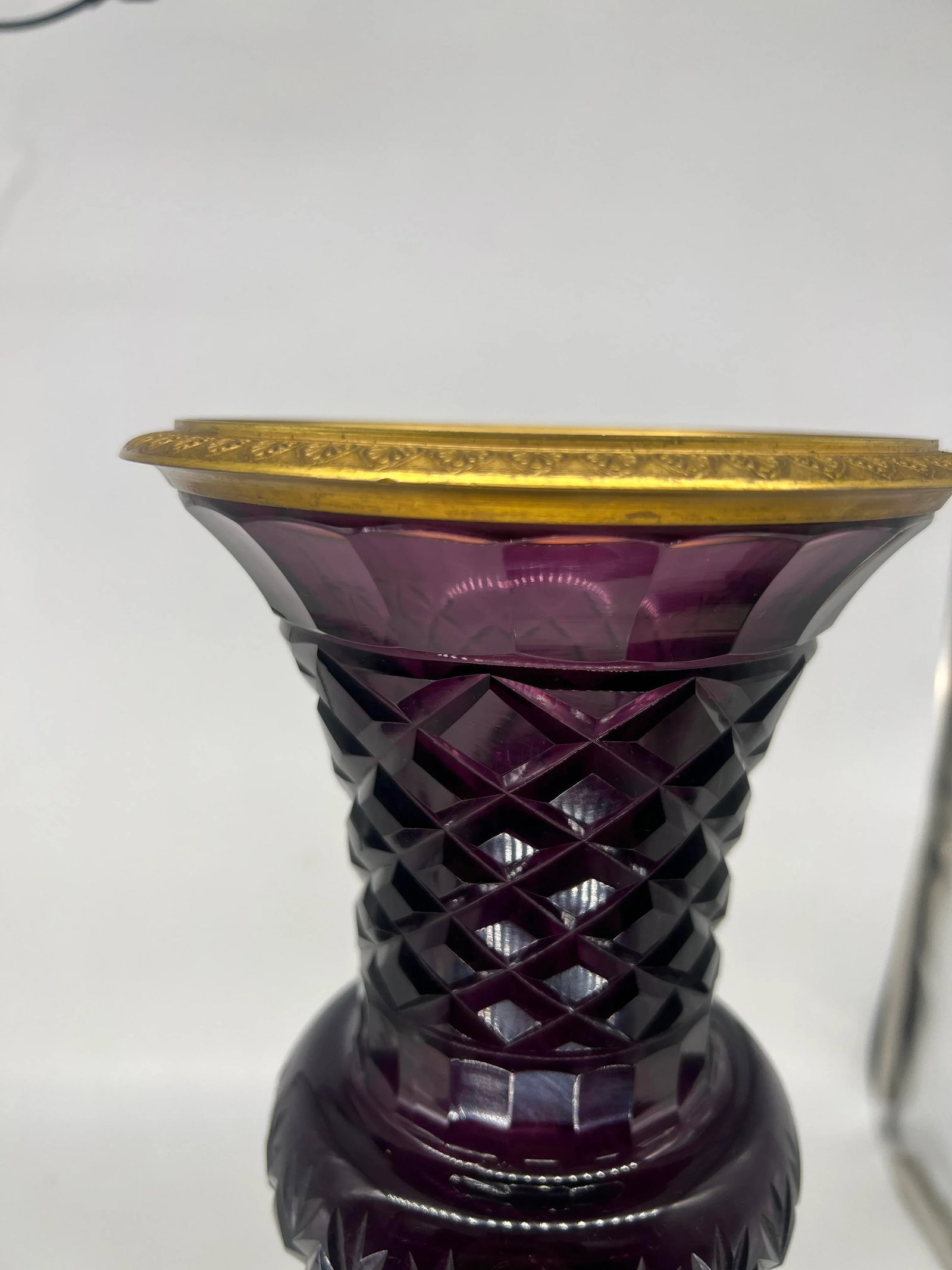 Pair, 19th Century Austrian Ormolu Mounted Amethyst Urns - 10