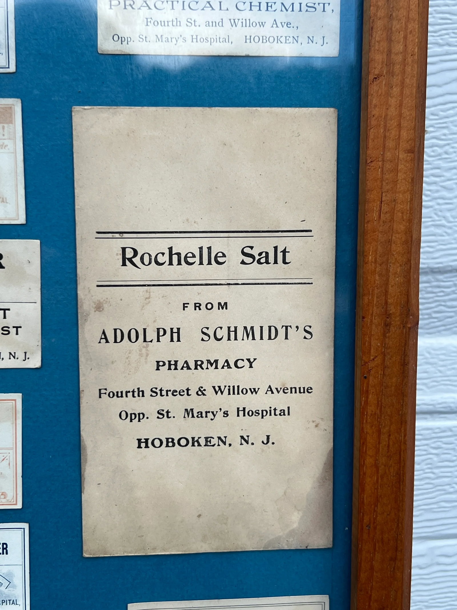 Rare Adolph Schmidt Pharmacy Label Display Including 110 Antique Labels - 9