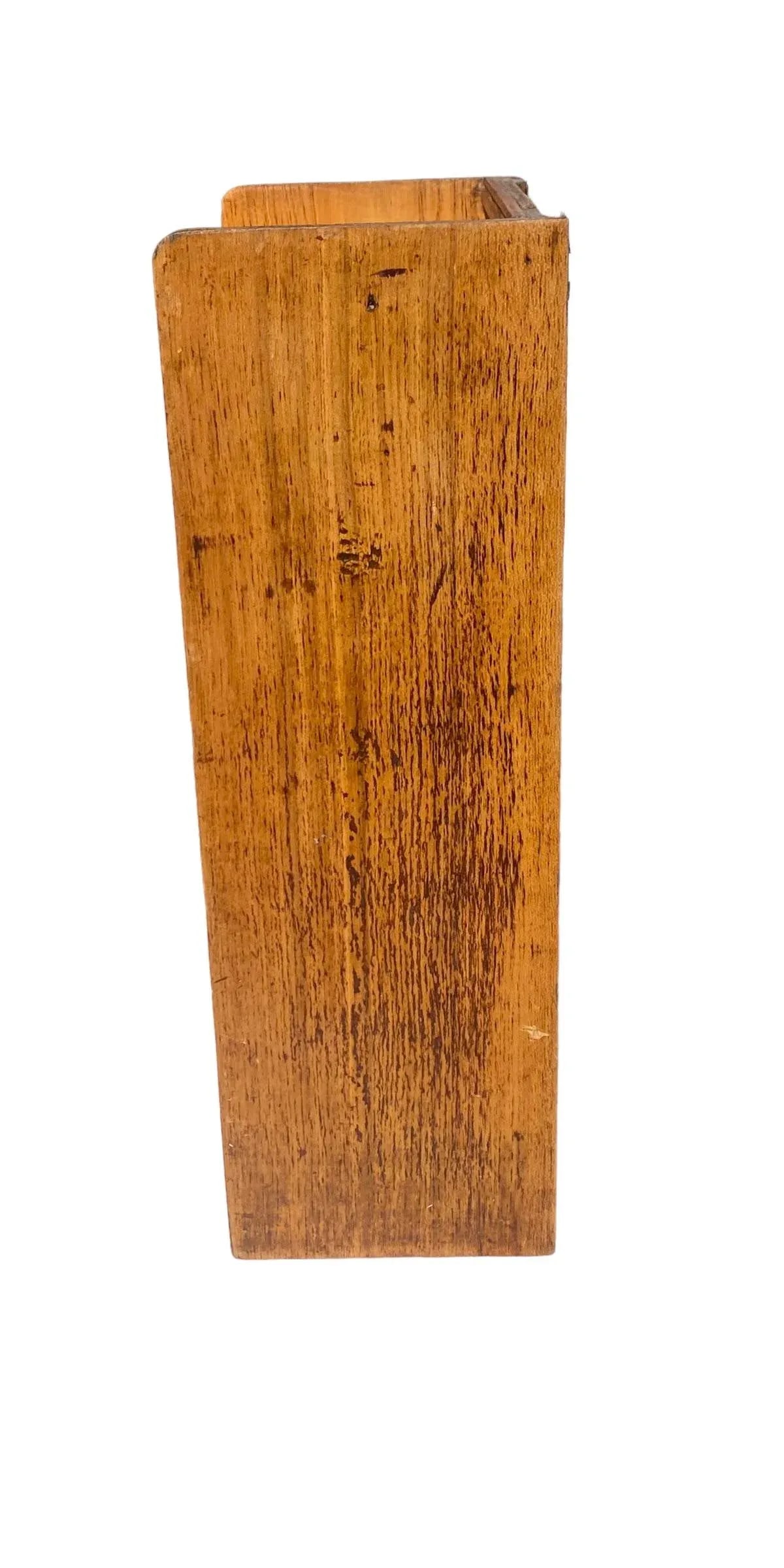 Vintage Early 20th Century Pine 5-Drawer Wall Hanging Spice Chest - 4