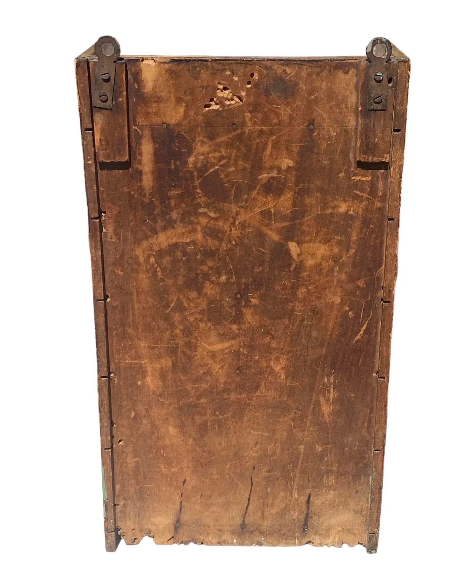 Vintage Early 20th Century Pine 5-Drawer Wall Hanging Spice Chest - 5