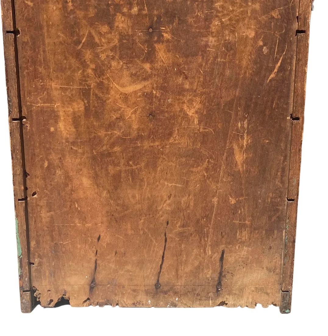 Vintage Early 20th Century Pine 5-Drawer Wall Hanging Spice Chest - 6