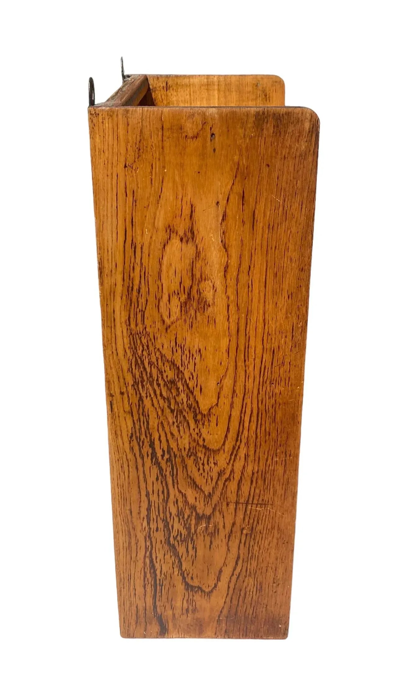Vintage Early 20th Century Pine 5-Drawer Wall Hanging Spice Chest - 7