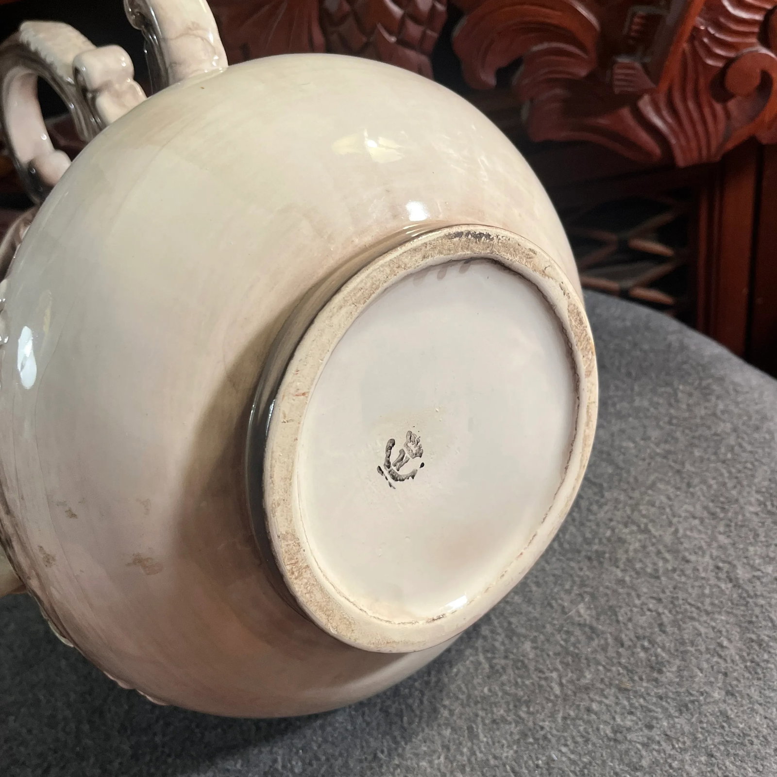 Mid 20th Century Capodimonte Porcelain Pitcher - 9