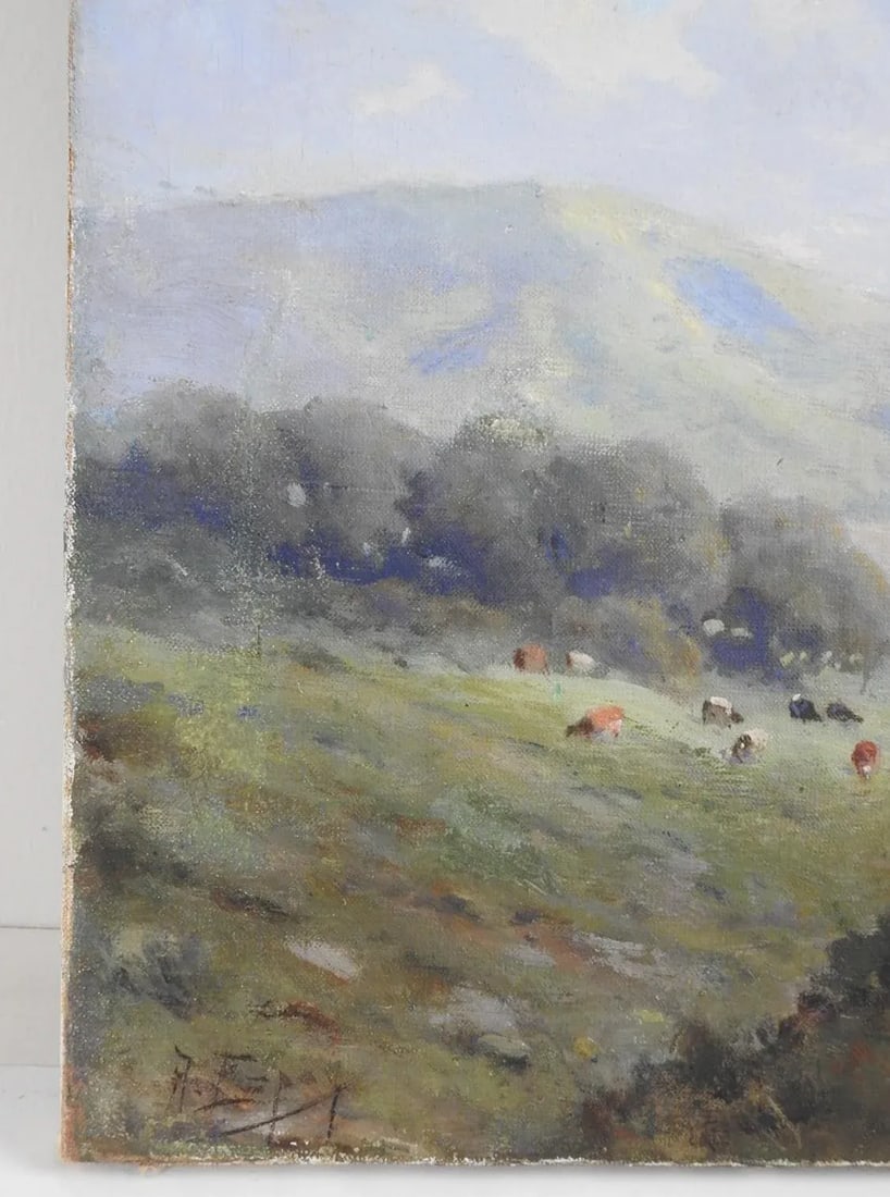 Vintage Angel Espoy Pastoral Landscape Painting - 5