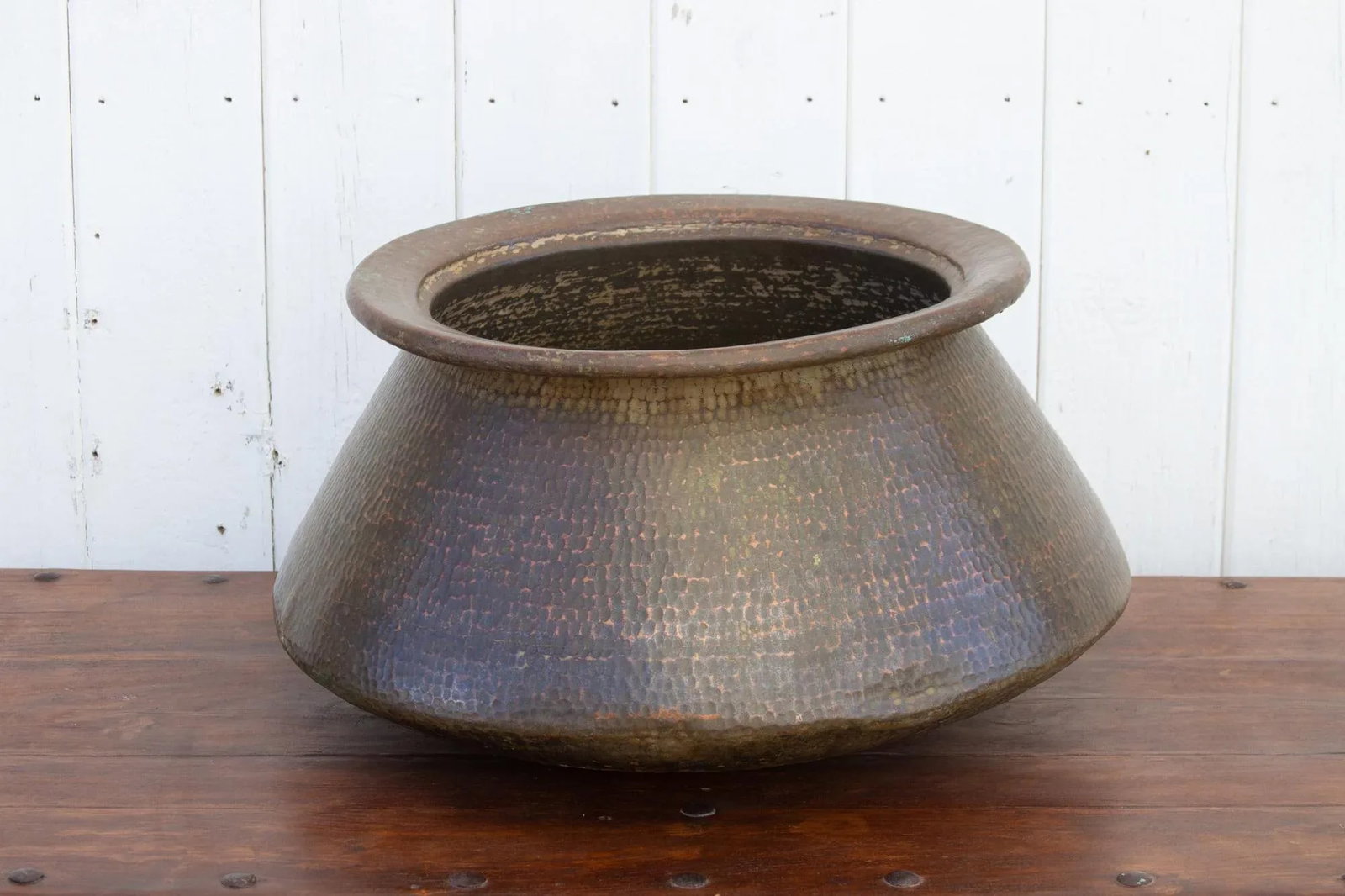 Antique Large Southern Indian Copper Pot - 2