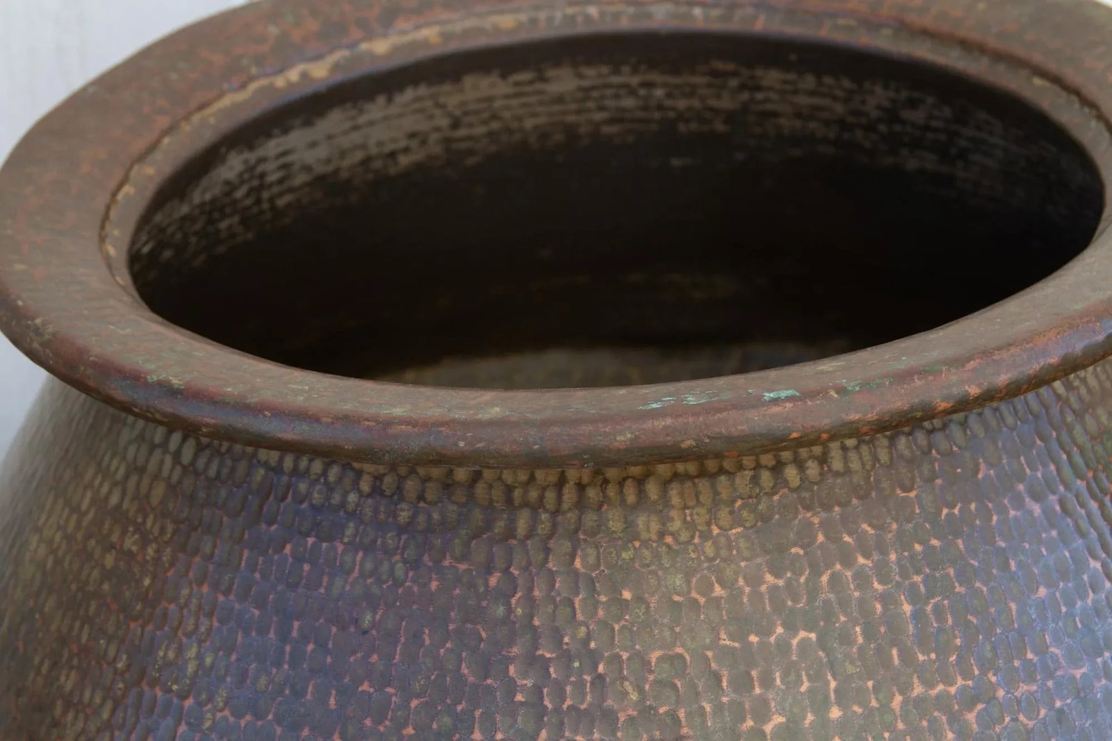 Antique Large Southern Indian Copper Pot - 5