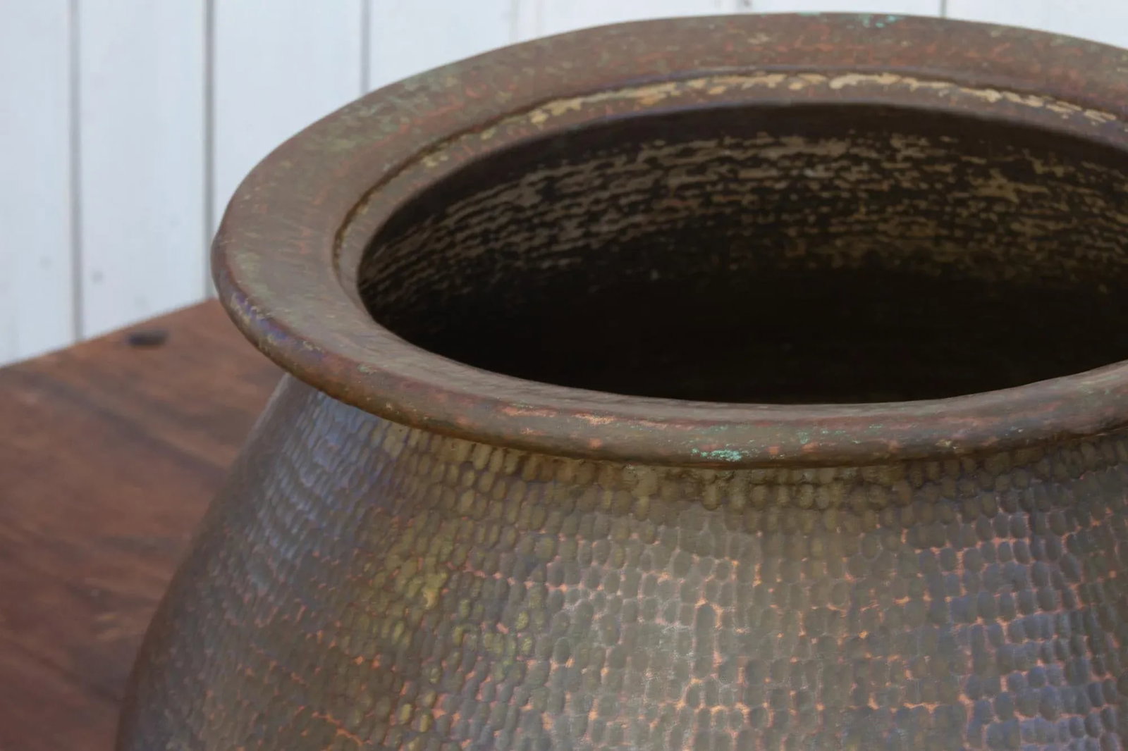 Antique Large Southern Indian Copper Pot - 7