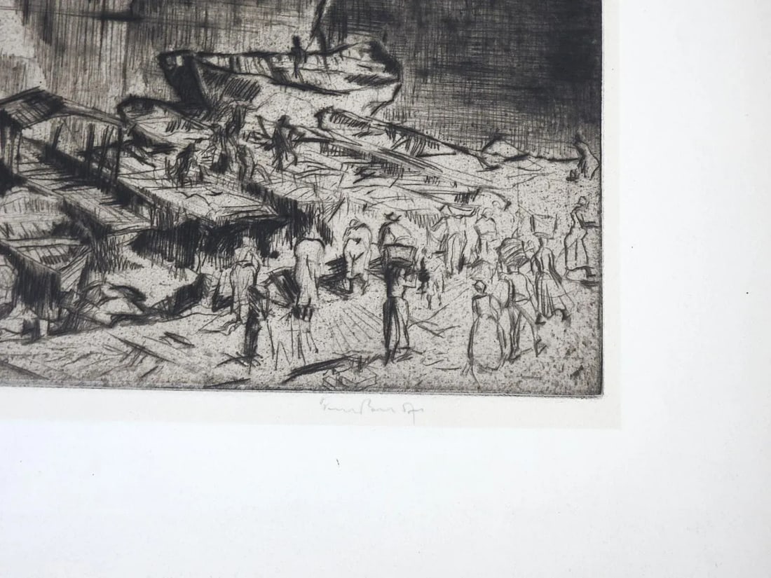 1926 Frank Brangwyn Albi France Etching - 2