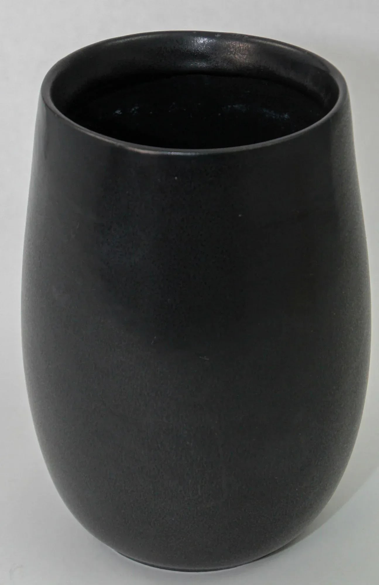 Georges Briard Black and Gold Ceramic Vase for Hyalyn 1960s Hollywood Regency - 3