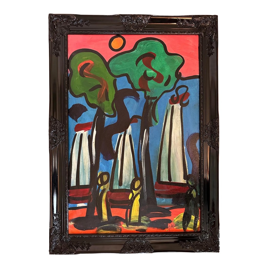 Peter Keil Original Painting: Peter Keil is a German artist that focuses primarily on abstract expressionism. Keil painted with some of the greats including Joan MirÃ³, Pablo Picasso and Andy Warhol, to name a few. This