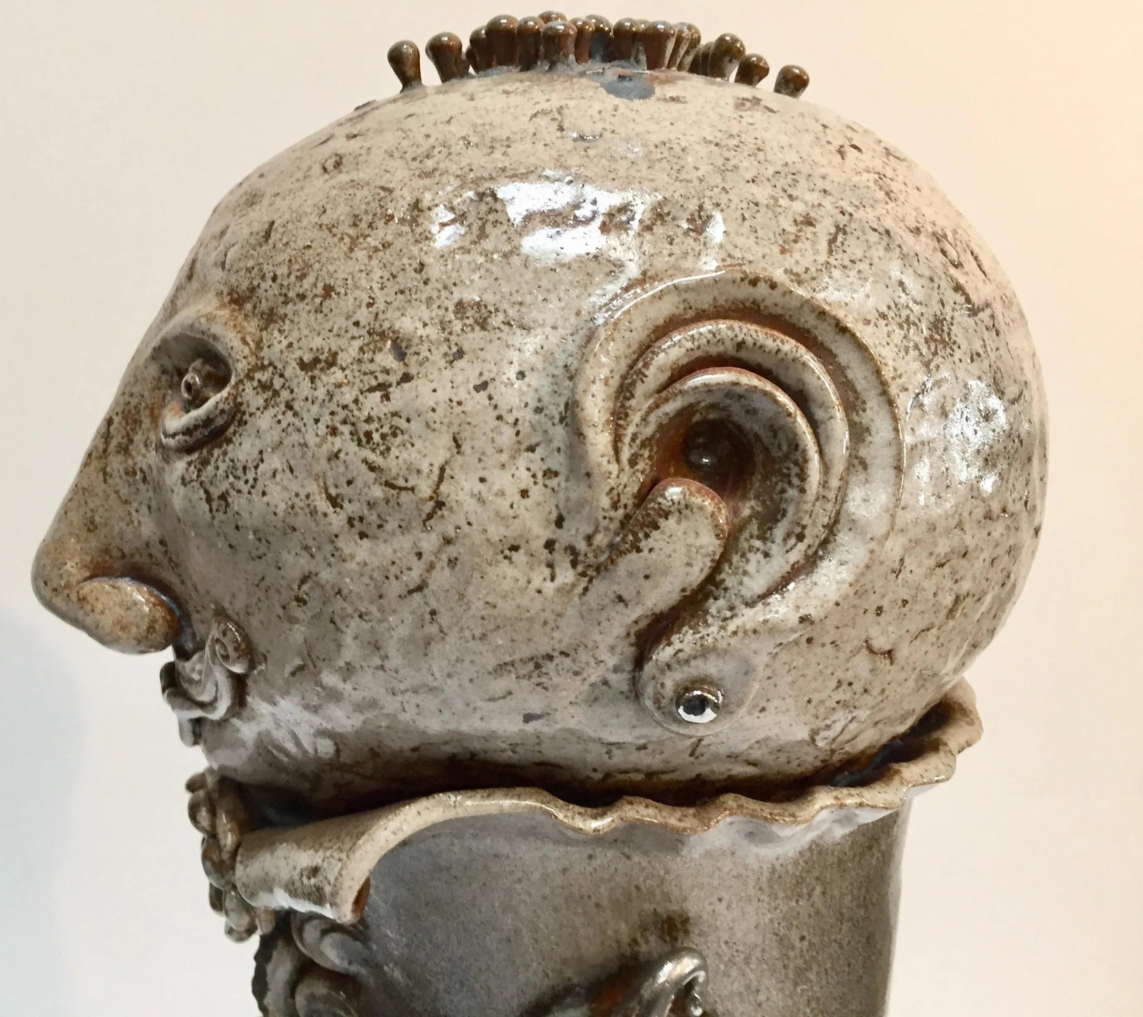 Pop Surrealist California Studio Ceramic Art Figure - 5