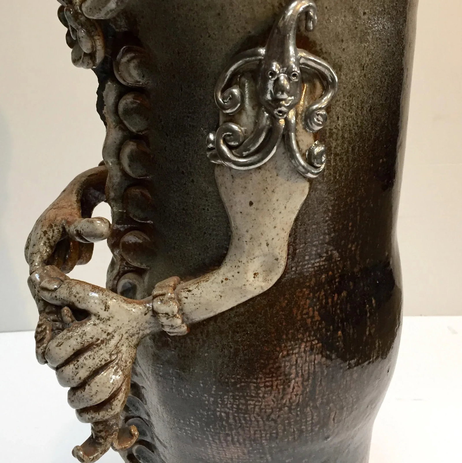 Pop Surrealist California Studio Ceramic Art Figure - 9
