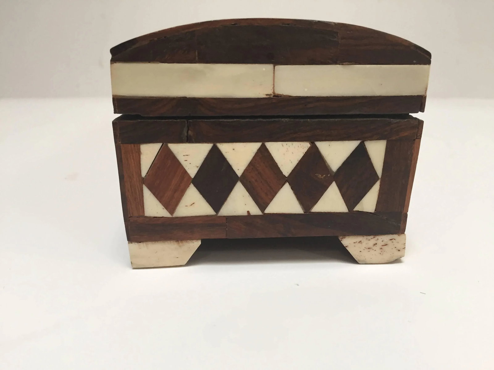Vizagapatam Anglo-Indian Rectangular Box With Bone Inlaid - 3