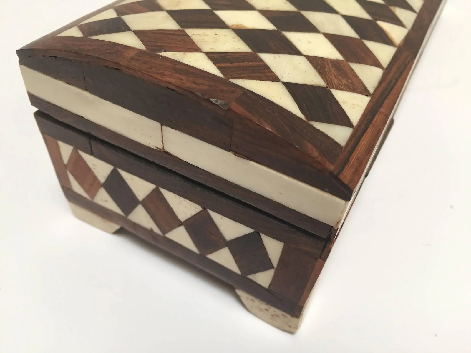 Vizagapatam Anglo-Indian Rectangular Box With Bone Inlaid - 6