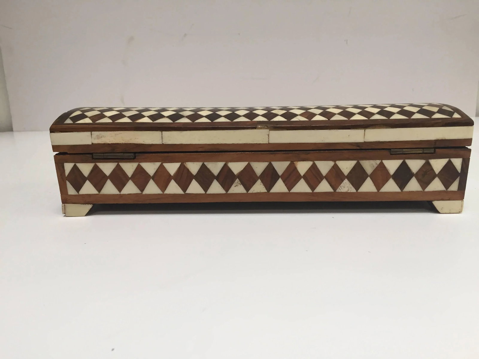 Vizagapatam Anglo-Indian Rectangular Box With Bone Inlaid - 7