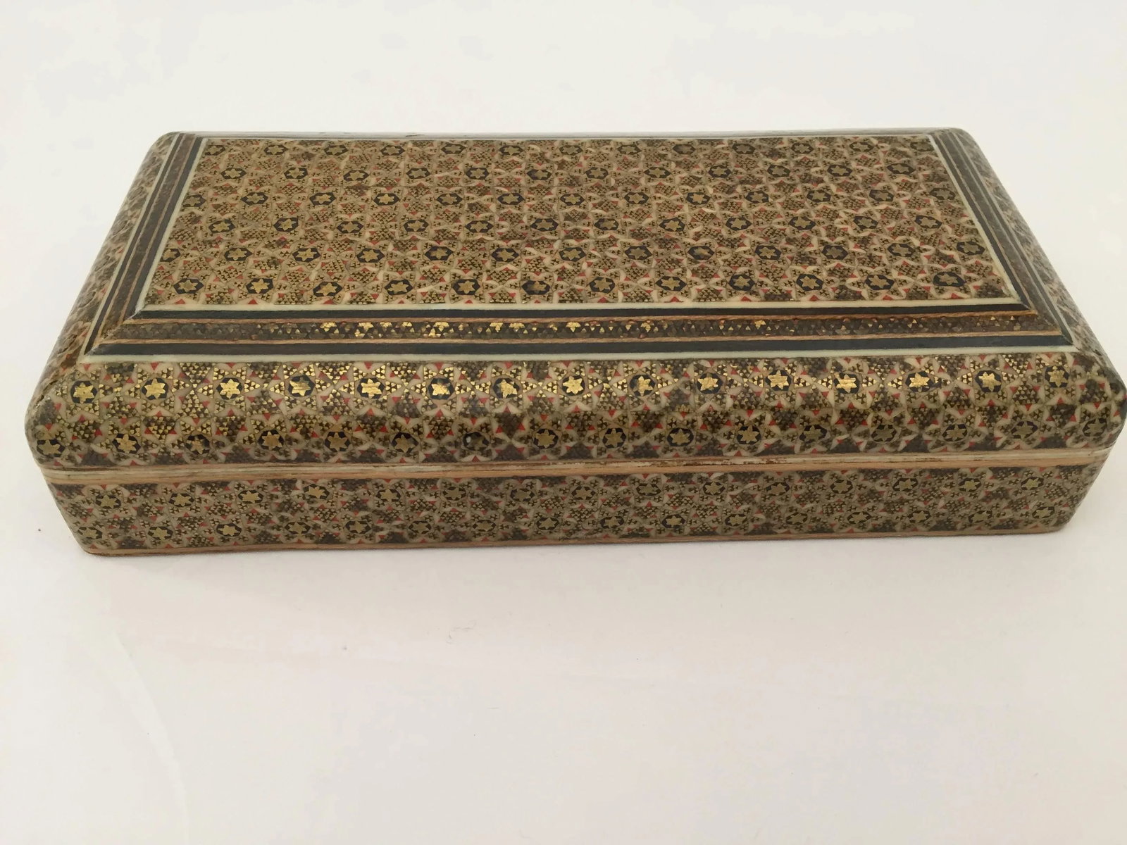 Indo-Persian Khatam Micro Mosaic Jewelry Box - 10