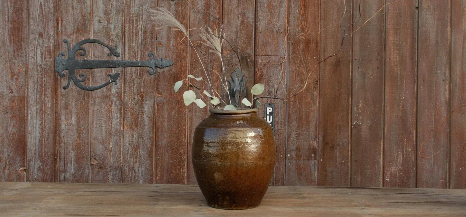 Antique Golden Brown Burmese Martaban Jar - 3